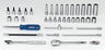 5/32 - 9/16" Williams 1/4" Dr Shallow & Deep Socket & Bit Tool Set 6 Pt & 8 Pt 38 Pcs - WSM-38HF