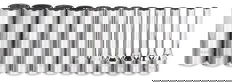 4 - 14MM Williams 1/4" Dr Deep Socket Set 6 Pt 12 Pcs - MSMD-12HRC