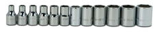 4 - 14MM Williams 1/4" Dr Shallow Socket Set 6 Pt 12 Pcs - MSM-12HRC