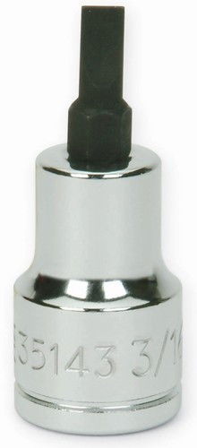9/32" Williams 1/4" Dr Slot Bit Socket - 35042