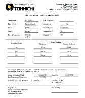 8.9 - 53.1 In Lbs / 1 - 6 Nm Tohnichi Interchangeable Head Preset Torque Wrench - CSP6N4x8D