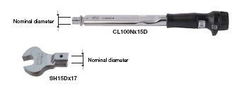 21mm Tohnichi SH Open End Spanner Head - 12DX21