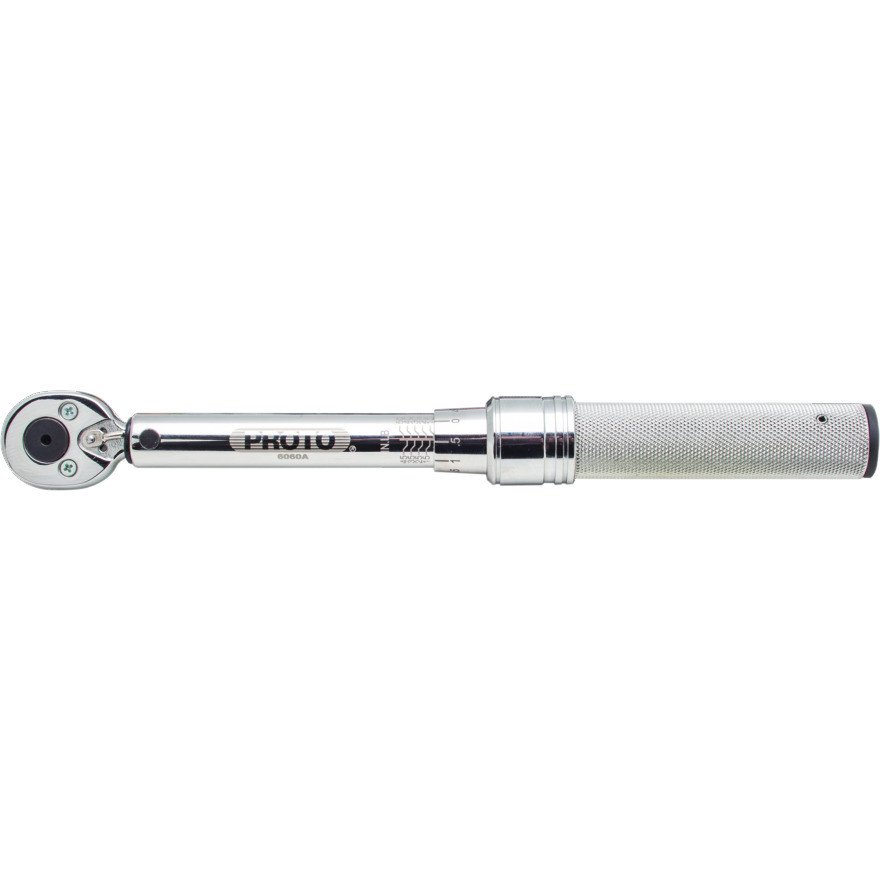 1/4" Dr 10-50 In Lbs Proto Adjustable Torque Wrench - J6060B
