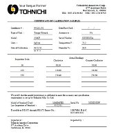 1/4" Dr 32 - 80 In Oz Tohnichi Preset Torque Screwdriver - RNTD60CN