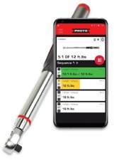 1/4" Dr 1-22 Ft Lbs / 1.5-30 Nm Proto Bluetooth Electronic Torque Wrench - J6110BT