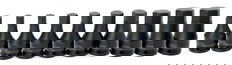 10 - 32MM Williams 3/4" Dr One Piece Impact Hex Bit Set 10 Pcs - JHW38936