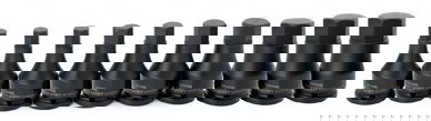 10 - 32MM Williams 3/4" Dr One Piece Impact Hex Bit Set 10 Pcs - JHW38936