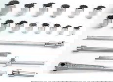 1/2 - 3" Williams 1" Dr Socket and Drive Tool Set 12 Pt 19 Pcs - JHWWSX-21