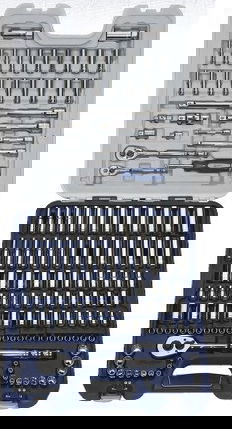 SAE & MM Williams 1/4", 3/8", 1/2" Dr Socket & Tool Set 146 Pcs - JHW50614B