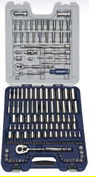 SAE & MM Williams 1/4", 3/8", 1/2" Dr Socket & Tool Set 146 Pcs - JHW50614B