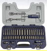 SAE & MM Williams 1/4" Dr Socket & Drive Tool Set 67 Pcs - JHW50602B