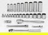 SAE Williams 3/8" Dr Socket & Drive Tool Set 28 Pcs - JHWWSB-28F