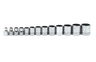 1/4 - 1" Williams 3/8" Dr Shallow Socket Set On Clip Rail 12 Pt 13 Pc- JHWWSB-13RC