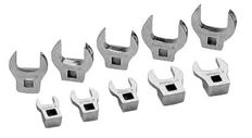 10-19MM Williams 3/8" Dr Crowfoot Wrenches On Clip Rail 10 Pcs - JHWWSBCOM-10