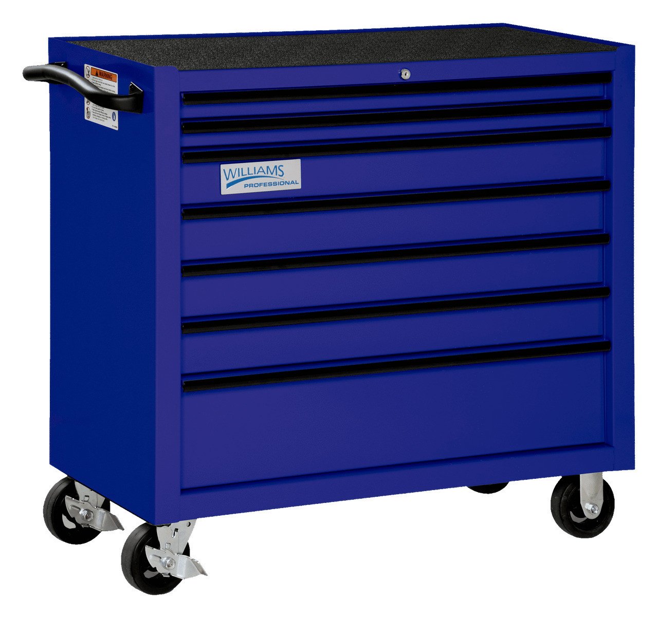 40" Williams Roll Cabinet - 7 Drawer - Blue - W40RC7BL