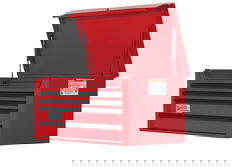 40" Williams Top Chest - 4 Drawer - Red - W40TC4