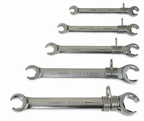 SAE Williams Flare Nut Wrench Set - 5 Pcs - WS-14-TH