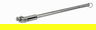 22 1/8" Williams 3/4" Drive Tools At Height Flex handle - Chrome - H-41AA-TH
