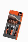 8" Bahco Engineering File Set Ergo Handle 3 Pcs - 1-473-06-2-2