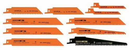Bahco Bi-Metal Reciprocating Sawblade Set 10 Pcs - BAH3940MXSTT