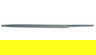 8" Bahco X-Slim Taper Files - Second Cut  10 Pack - 4-187-08-2-0