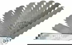 Williams 10 Blades Standard Feeler Gauge Set - GS-2