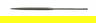 5 1/2" Bahco Half Round Needle File No Handle - Dead Smooth Cut  10 Pack - 2-304-14-4-0