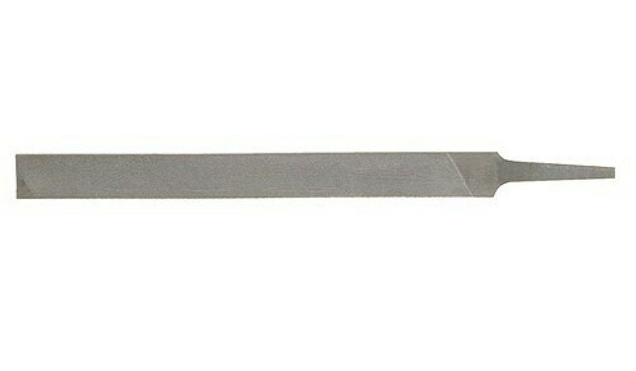 4" Bahco Mill Two Flat Edge Hand File No Handle - Smooth Cut 10 Pack - 1-100-04-3-0