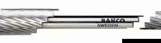 1" Bahco Rotary Burrs Cylindrical - Extra Coarse Toothing - HSSG-A1225EC