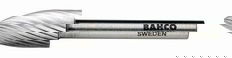 1" Bahco Rotary Burrs Arch Pointed Nose - Medium Toothing - HSSG-F1225M