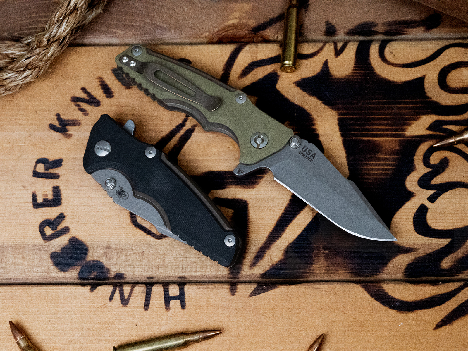 3" Eklipse-Harpoon Spanto-CPM20CV-Battle Bronze-G10 3" Eklipse-Harpoon Spanto-CPM20CV-Battle Bronze-G10