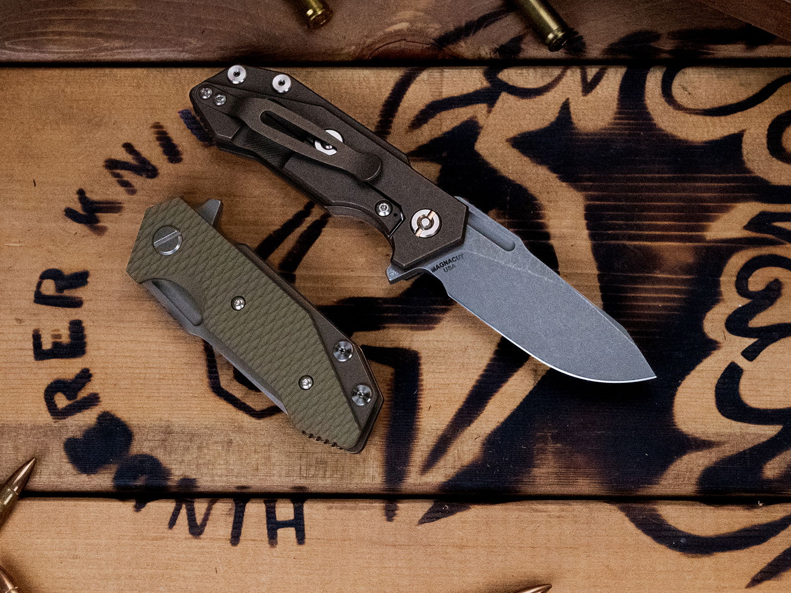 Half Track Folding Knives | Folding Pocket Knives | Rick Hinderer