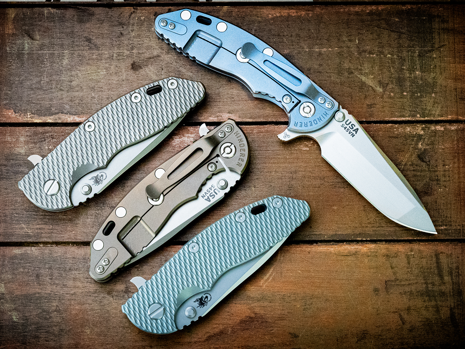 XM-18 Spanto-S45VN-Bead Blast-Full Titanium-Bead Blasted Hardware XM-18 Spanto-S45VN-Bead Blast-Full Titanium-Bead Blasted Hardware