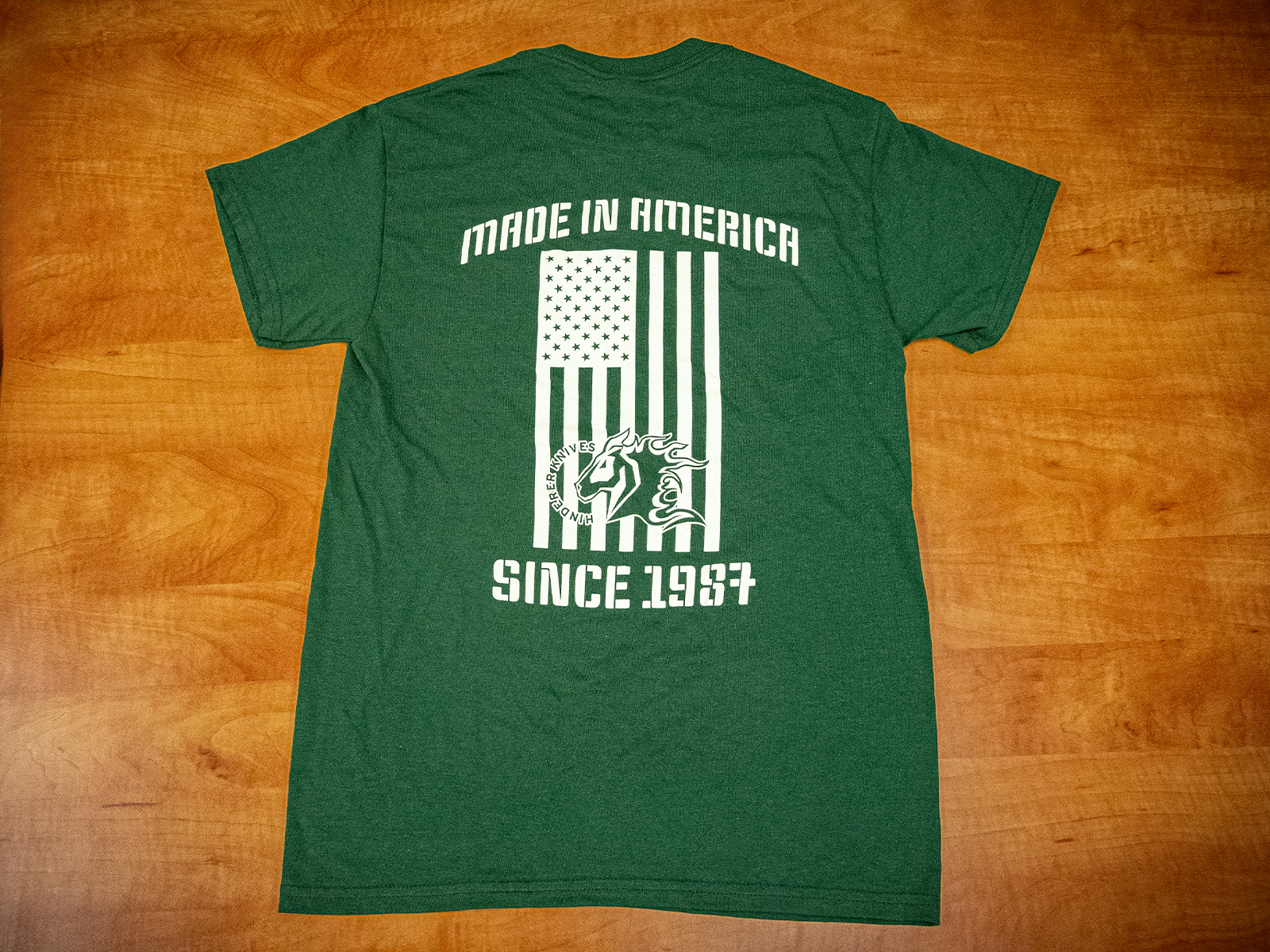 ExpProductCell_"Made In America"-T-shirt-Dark Green