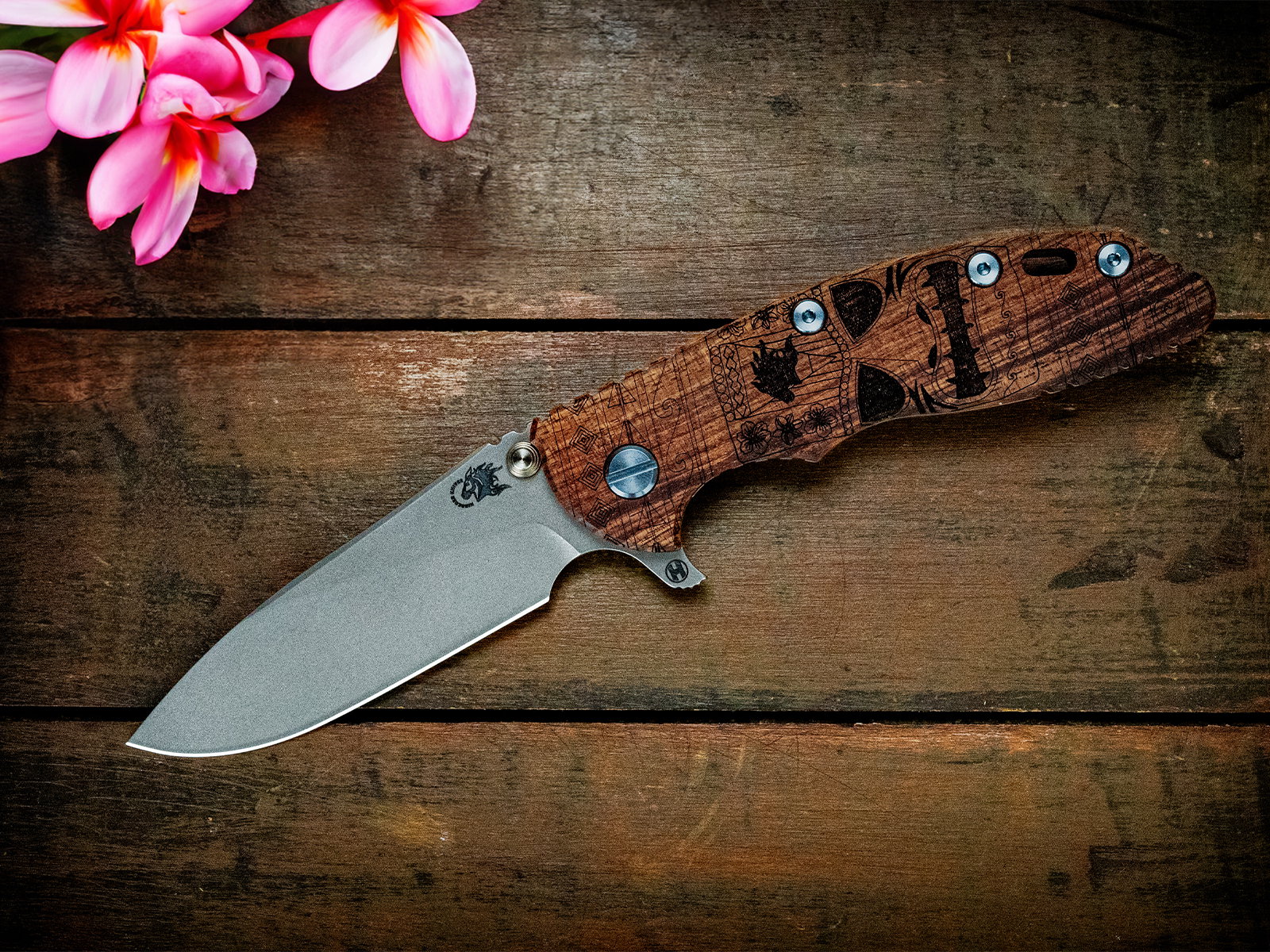 Eklipse-Spearpoint-S45VN-Frog Skin Camo-Titanium