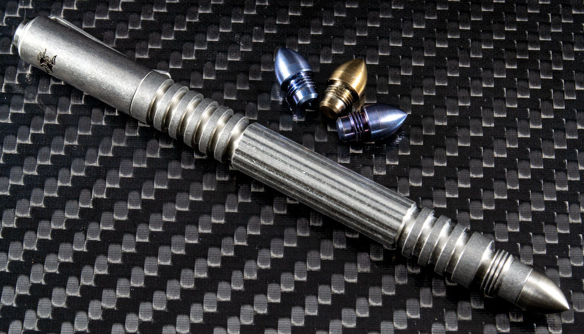 Investigator Bullet End-Titanium Stonewash Blue Investigator Bullet End-Titanium Stonewash Blue