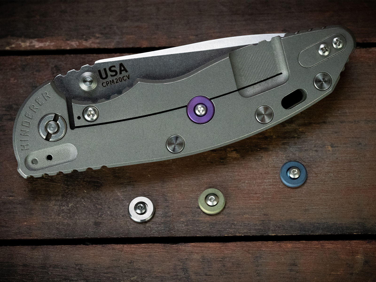 Hinderer Lockbar Stabilizer - Titanium
