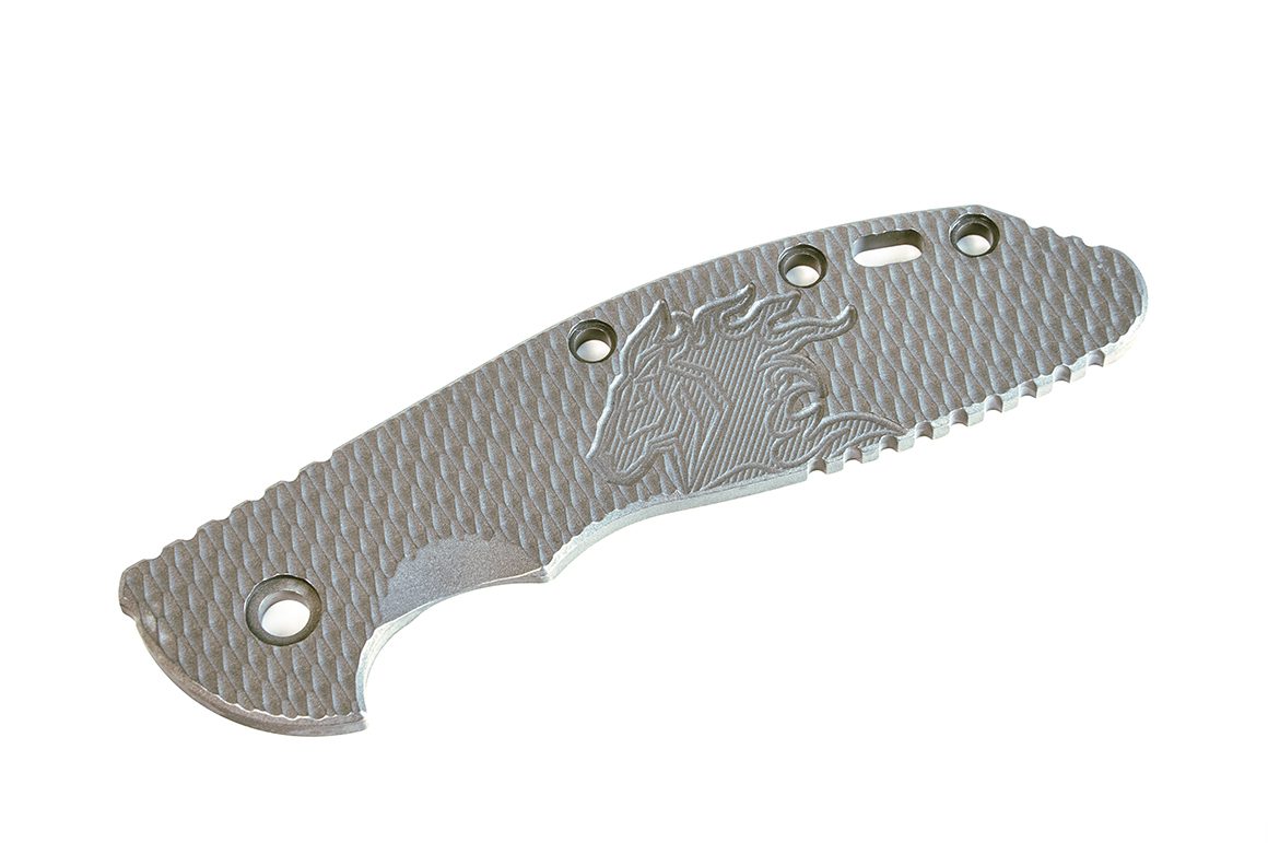 ExpProductCell_XM-24-Titanium Scale-Textured-Milled Horse Head Logo-Working Finish-Working Finish