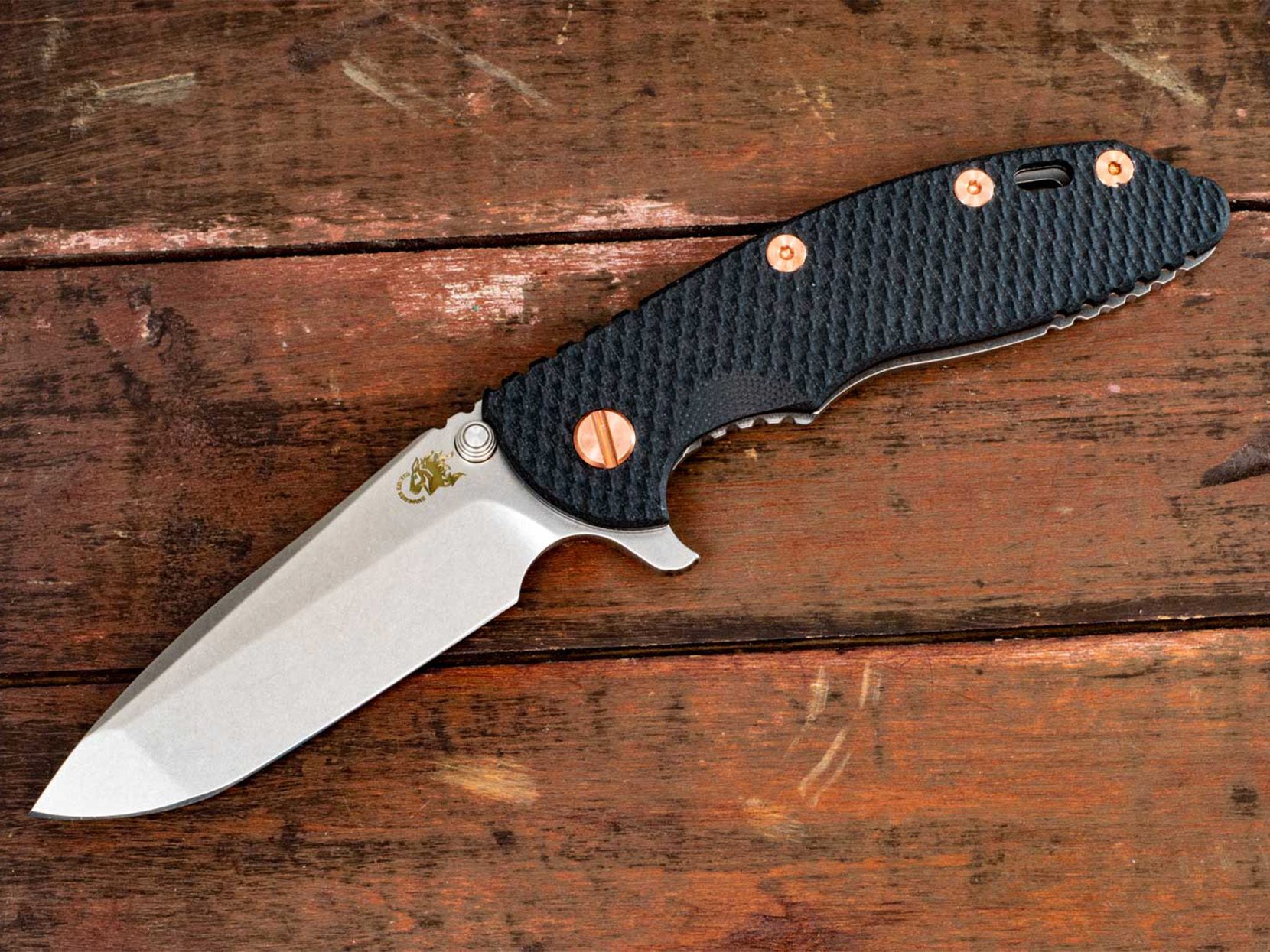 XM-18 3.5" Spanto-Stonewash-Copper Hardware-Black G10-Reserve Line