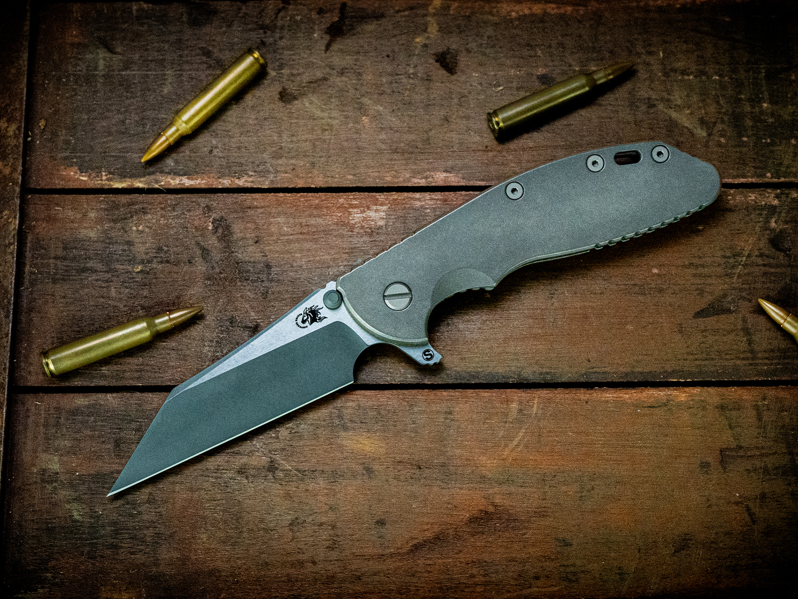 ExpProductCell_XM-24 Wharncliffe Skinny-S45VN-Full Ti Working Finish-Two Tone Blade-Working Finish Hardware