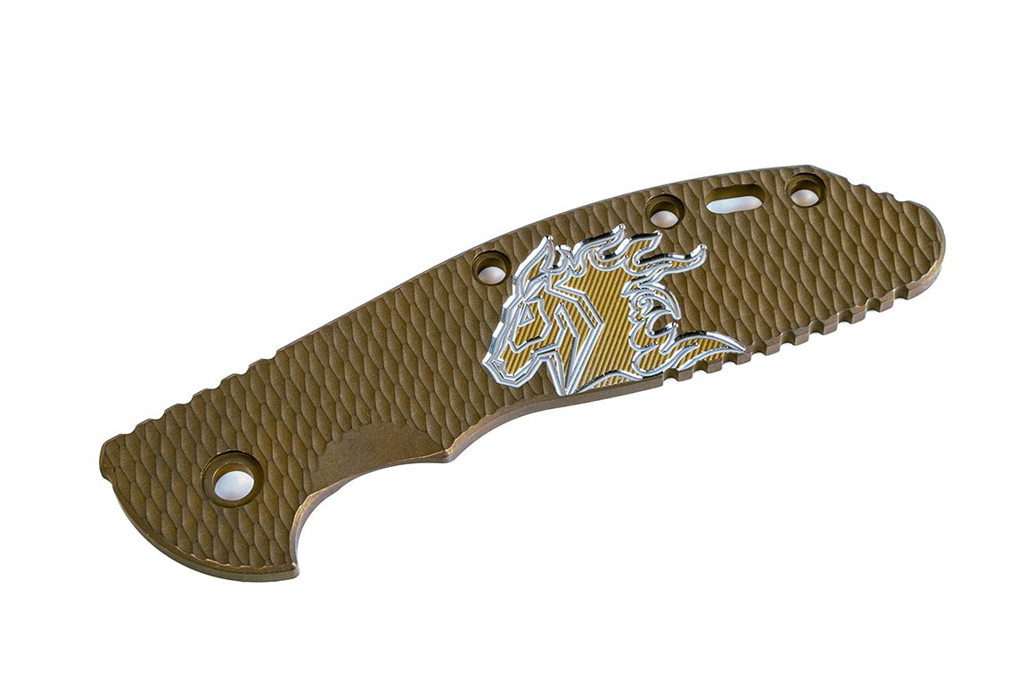 ExpProductCell_XM-24-Titanium Scale-Textured-Milled Horse Head Logo-Battle Bronze-Bronze/Silver