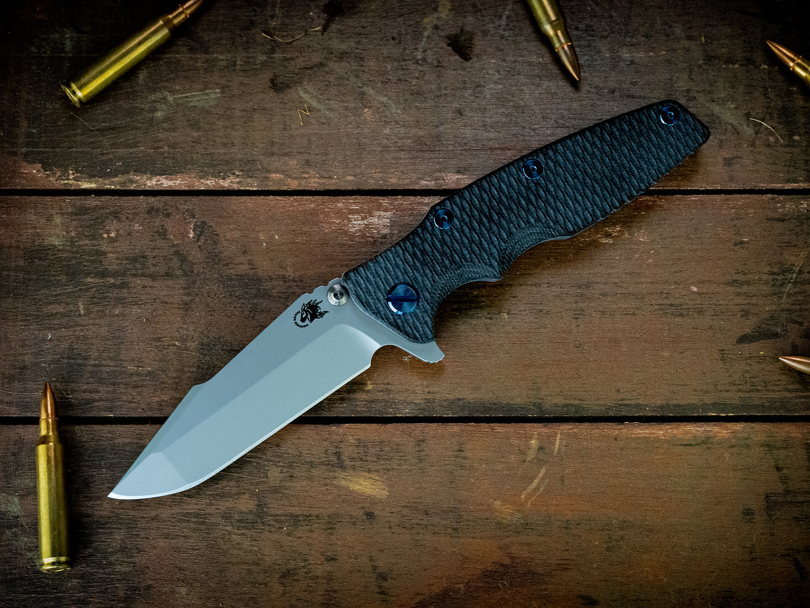 ExpProductCell_Eklipse-S45VN-Harpoon Spanto-Bead Blast Purple-Textured Black Micarta-Blue Ti Hardware