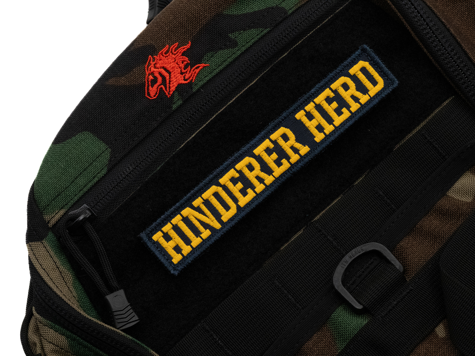 ExpProductCell_Hinderer Herd 6x1 Velcro Patch - Navy Backing