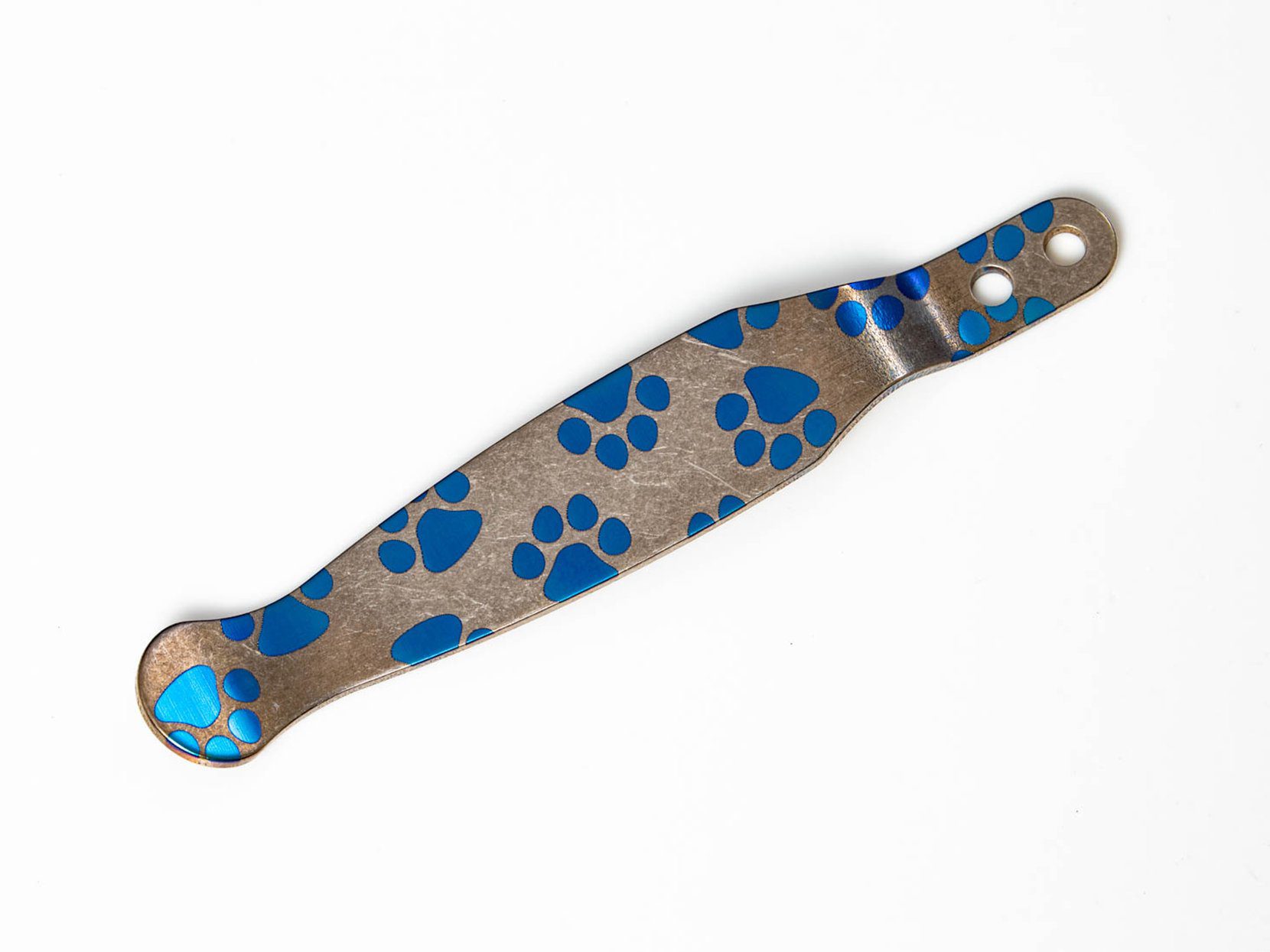 Chaos Paw-Stonewash-Blue Paw-Clip Chaos Paw-Stonewash-Blue Paw-Clip