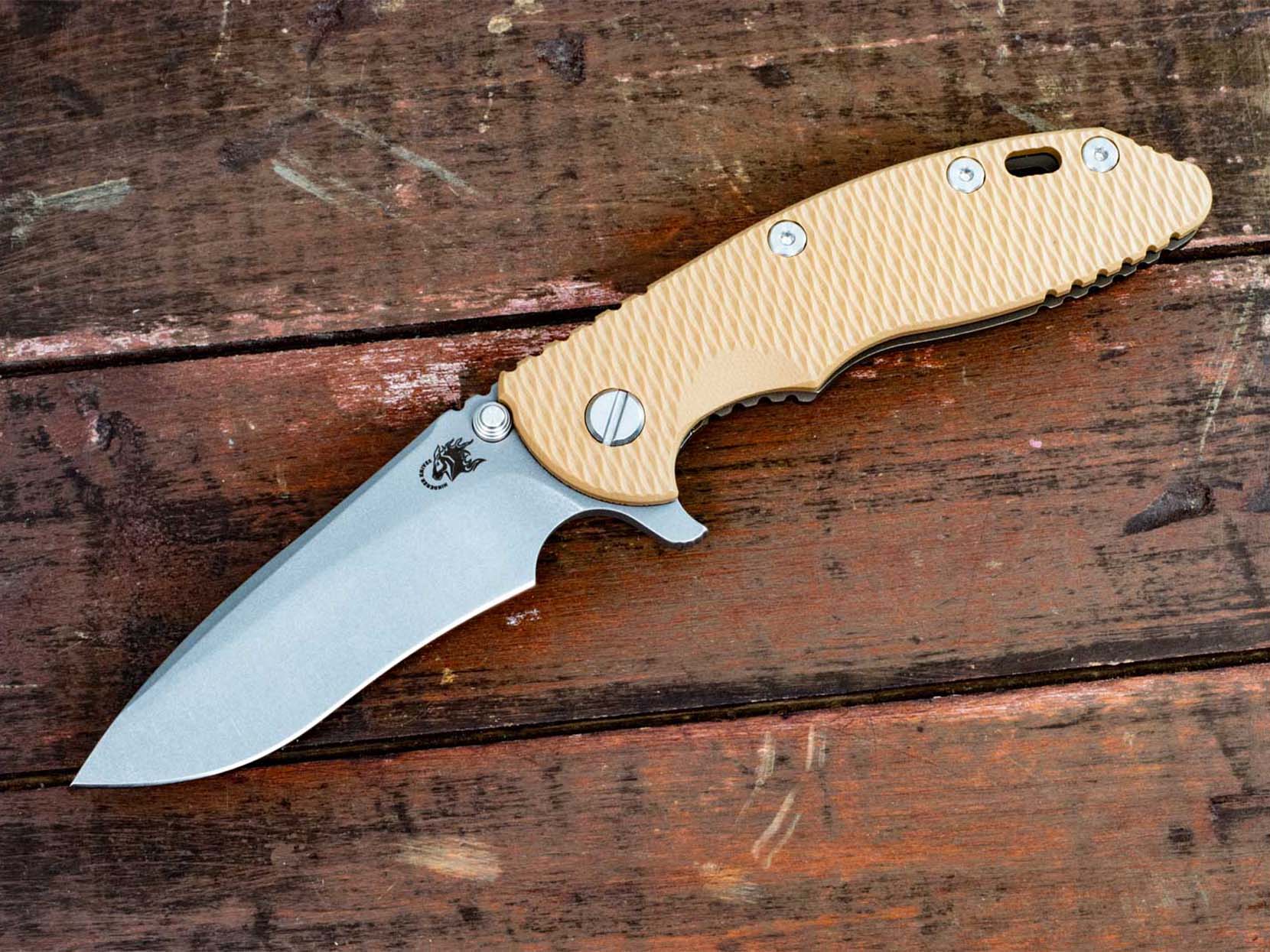 XM-18 3.5" Recurve-Battle Bronze-G10 XM-18 3.5" Recurve-Battle Bronze-G10