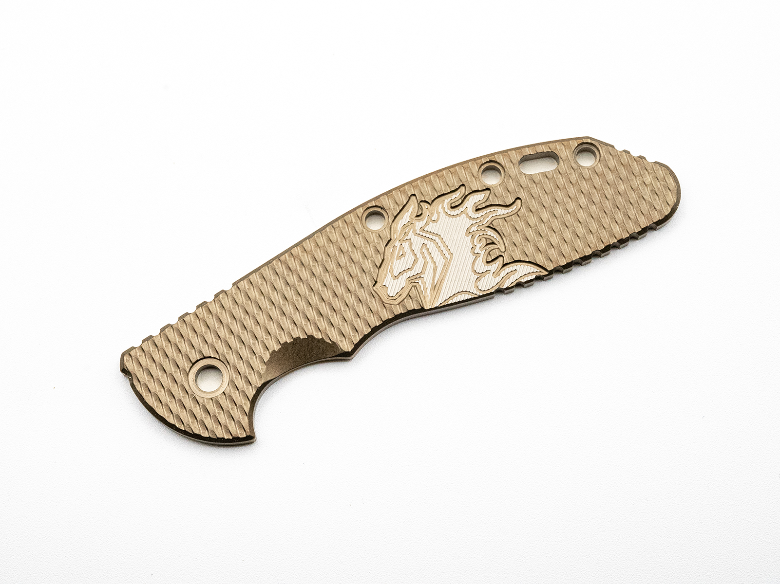 ExpProductCell_XM-24-Titanium Scale-Textured-Milled Horse Head Logo-Stonewash Bronze-Bronze/Silver