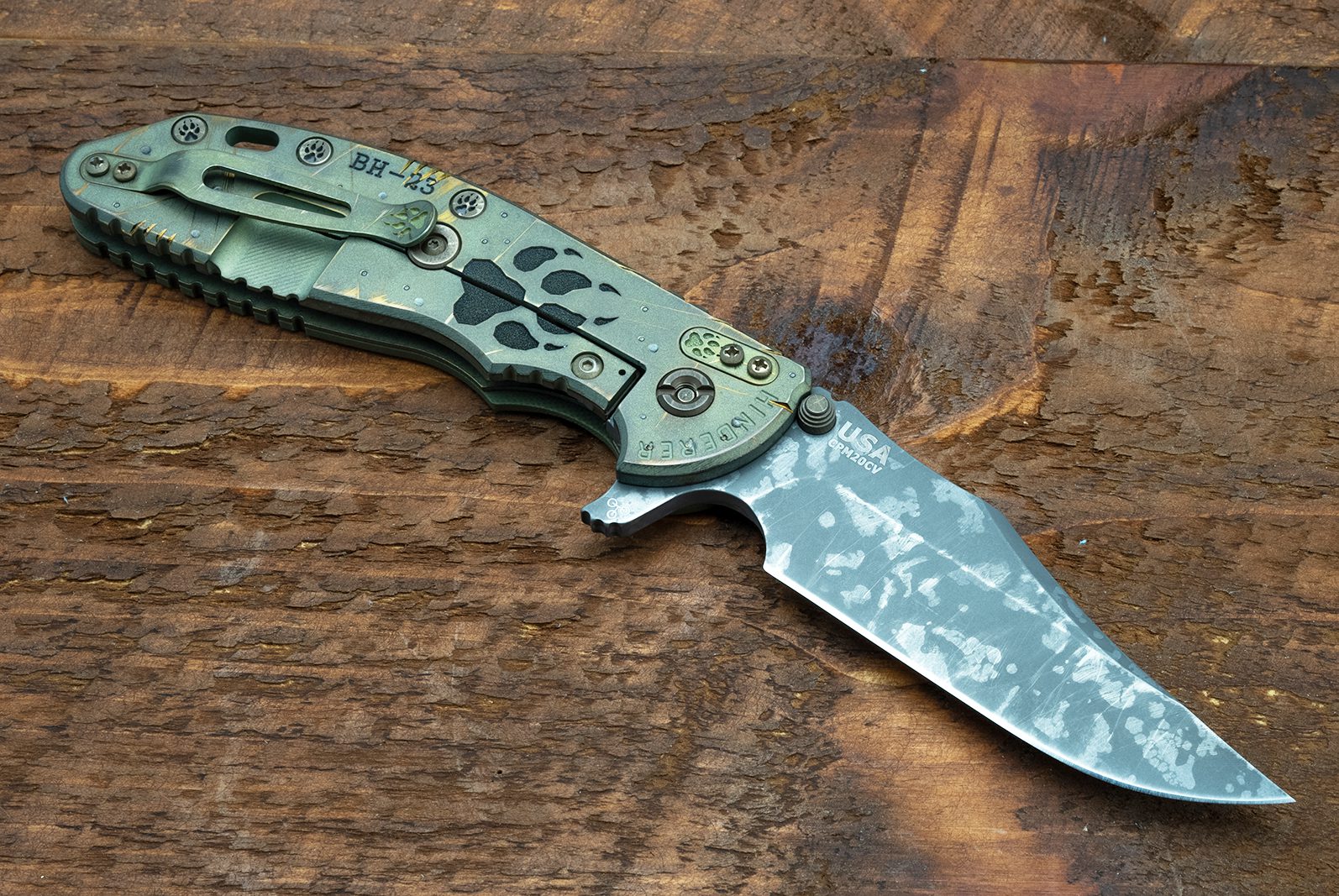 XM-24 Bowie-CPM20CV-Bowie-Battle Hound-G10 XM-24 Bowie-CPM20CV-Bowie-Battle Hound-G10
