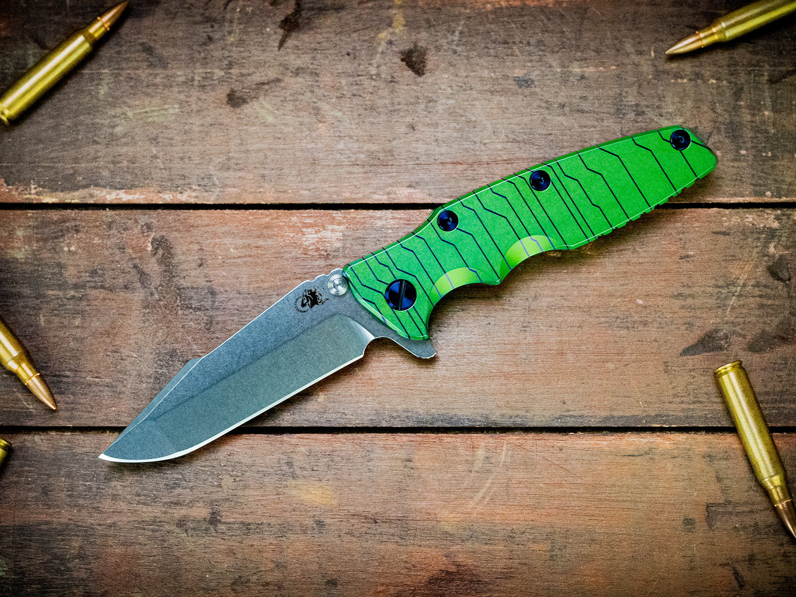 Eklipse-S45VN-Harpoon Spanto-Stonewash Green Special Laser-Full Titanium Eklipse-S45VN-Harpoon Spanto-Stonewash Green Special Laser-Full Titanium
