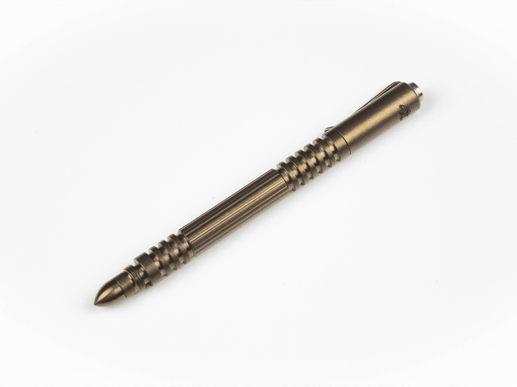 Investigator Pen-Titanium - Straight Flute - Stonewash Bronze Investigator Pen-Titanium - Straight Flute - Stonewash Bronze