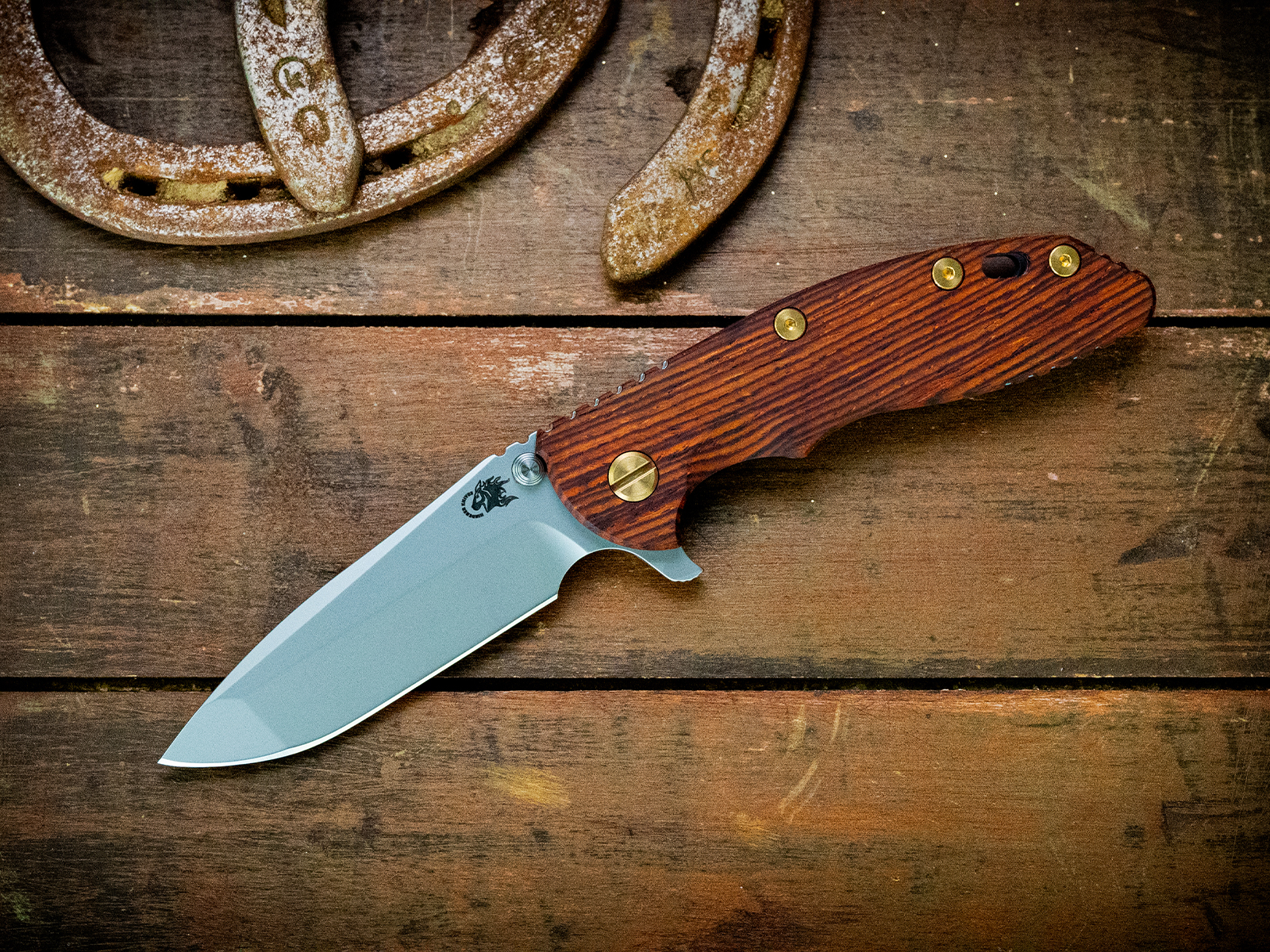 ExpProductCell_XM-18 3.5" Spanto-S45VN-Bead Blast Blue-Cocobolo-Brass Hardware